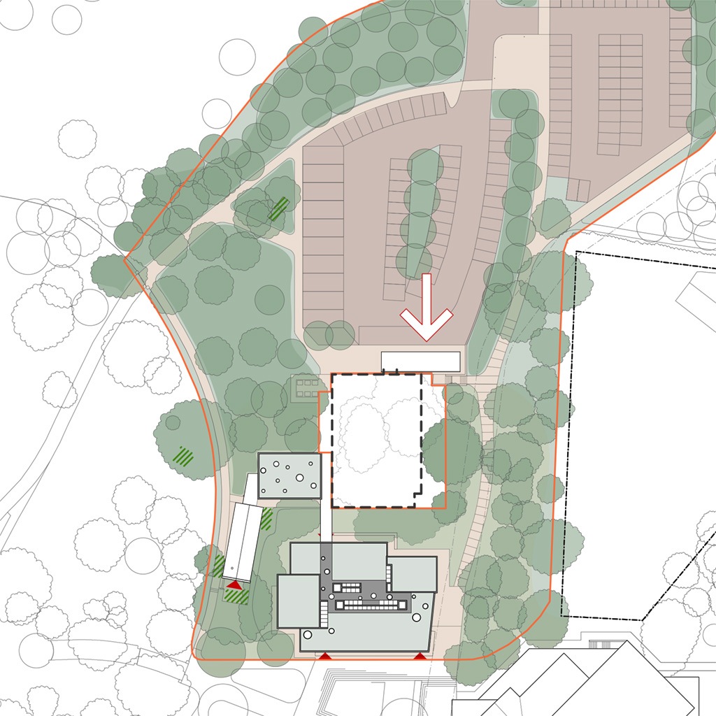 Site plan drawing