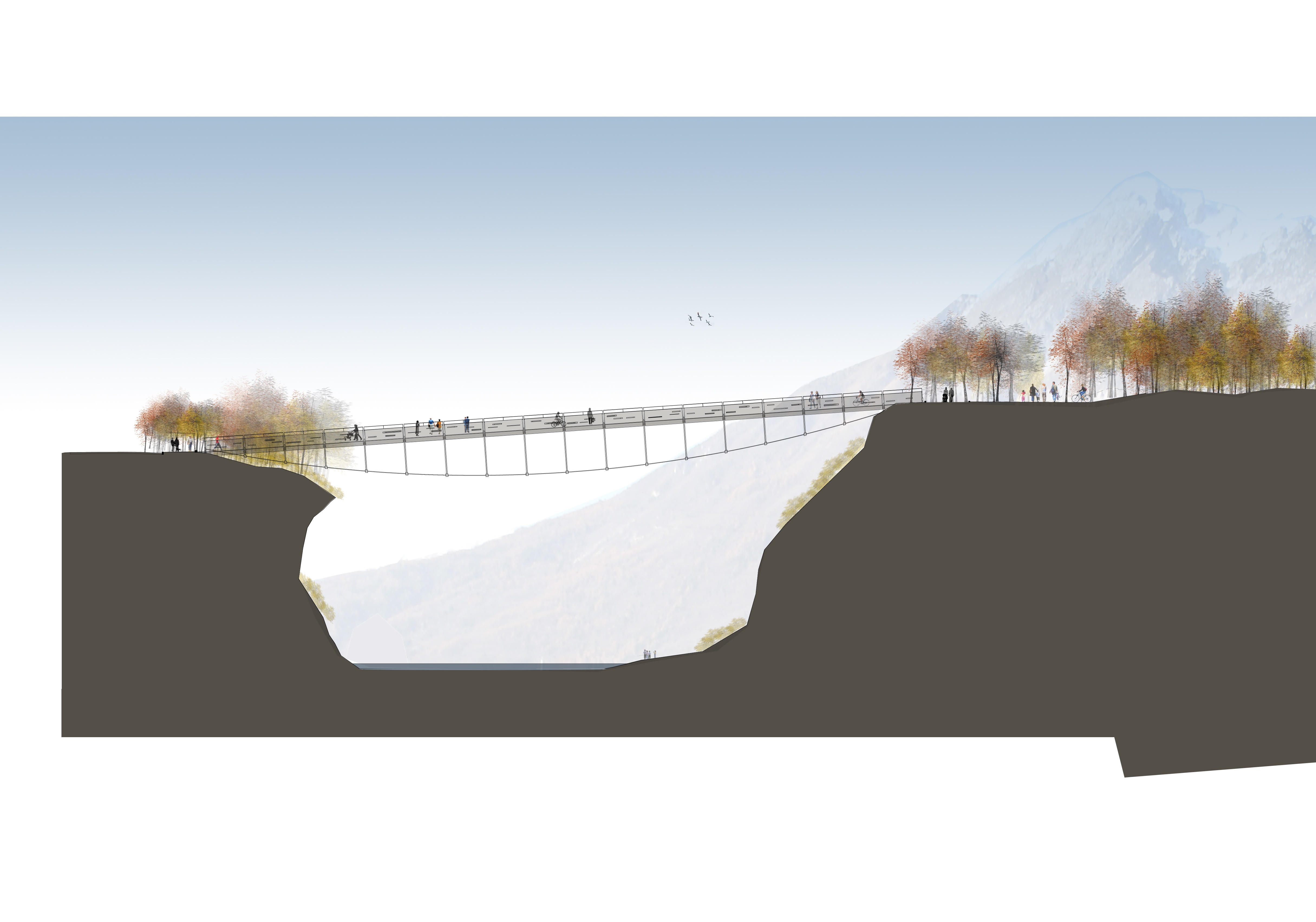 Site elevation drawing by MB