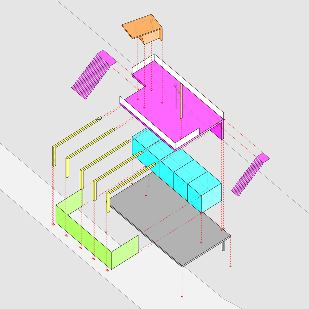 Axonometric drawing